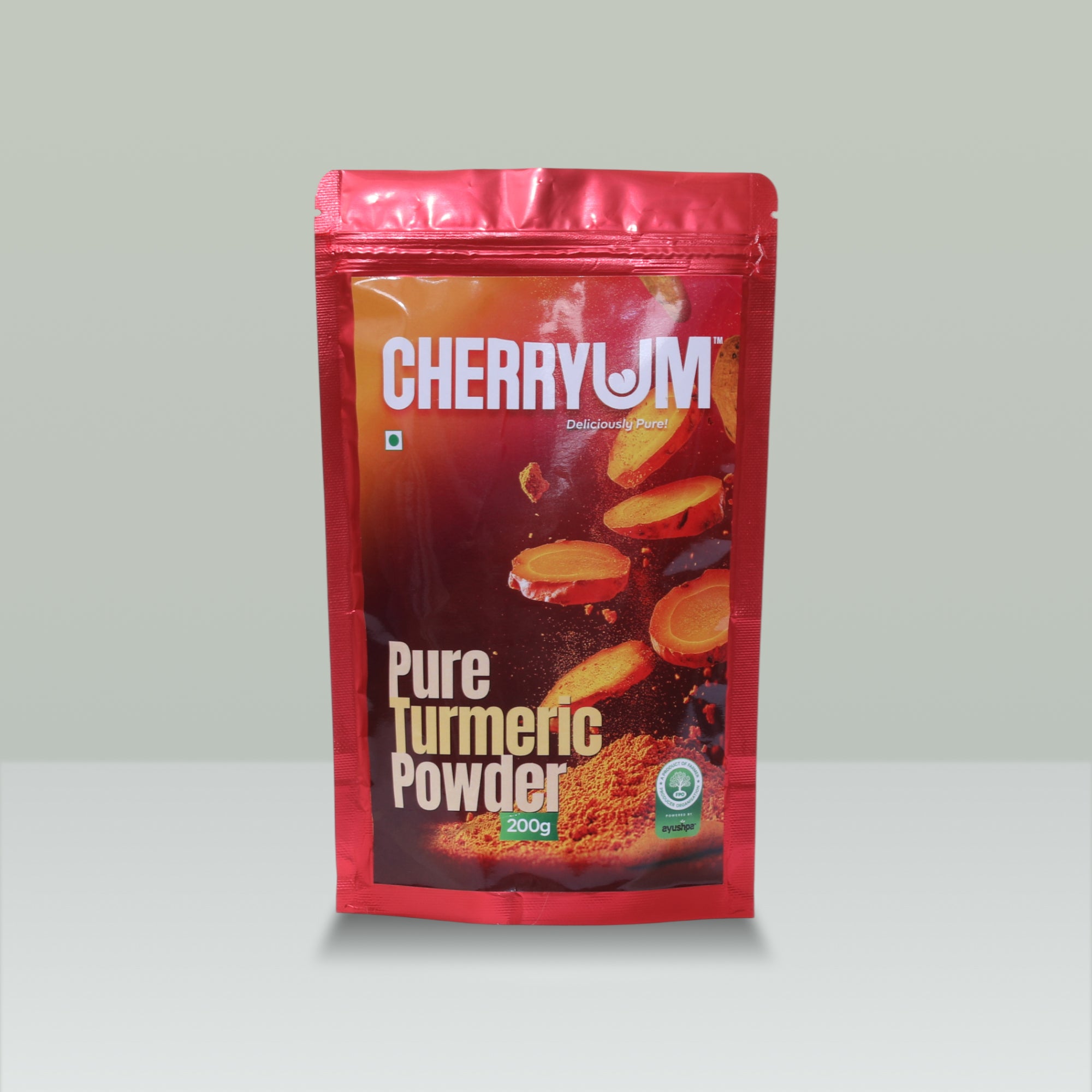 Turmeric Powder Front View Turmeric Powder – Cherryum