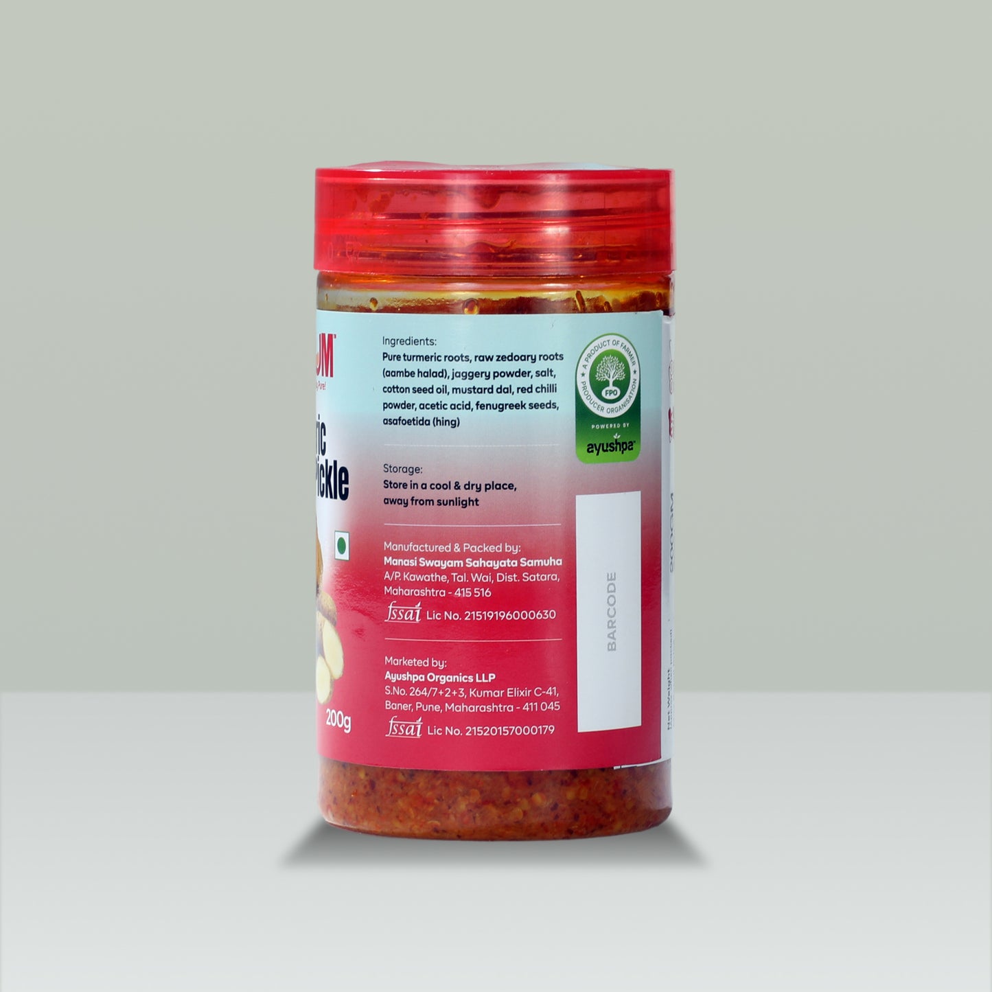 Turmeric Zedoary Pickle